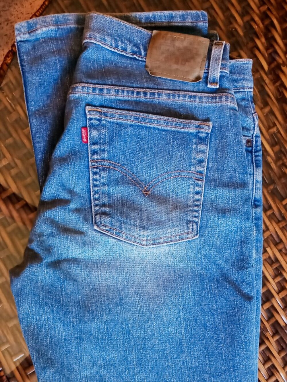 Levi Strauss & Co 515 Bootcut Jeans Women's Blue Medium Wash Stretch Denim 12M - Picture 2 of 15